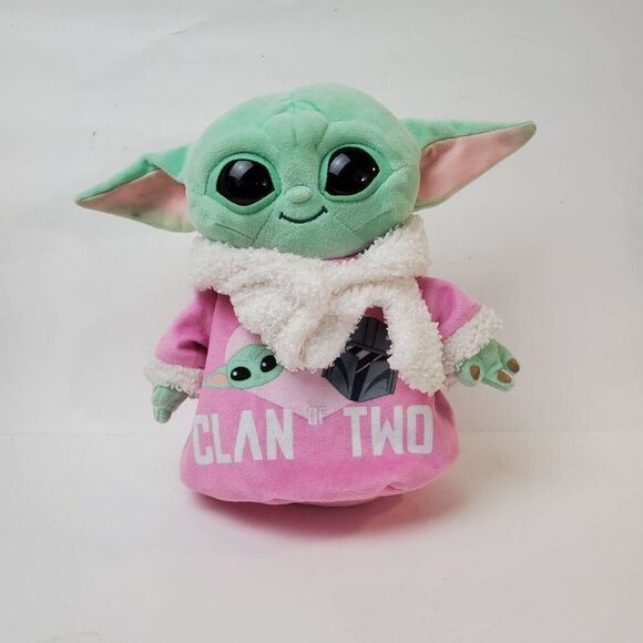 Star Wars Mandalorian Grogu The Child Valentine's Day 8" Plush Baby Yoda Mattel - Picture 1 of 6